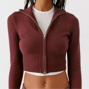 Urban Outfitter Everliegh Zip Up Two Way Cardigan